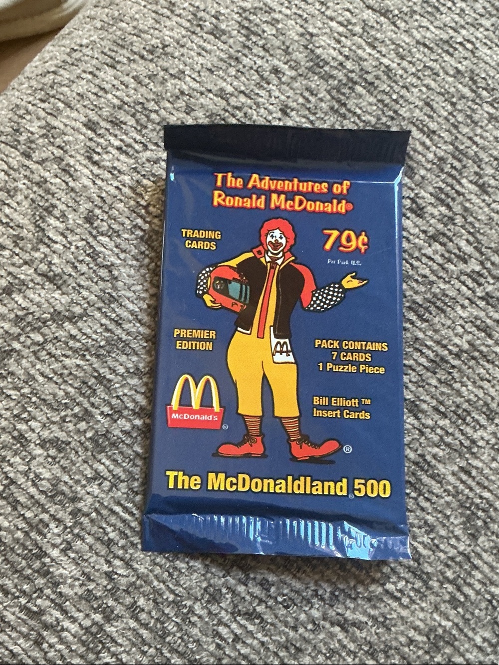 10 unopened packs of McDonald’s trading cards 1996